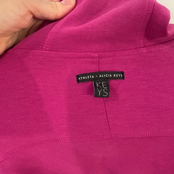 Athleta seasoft Alicia keys bubble hem zip up hoodie - Picture 7 of 7